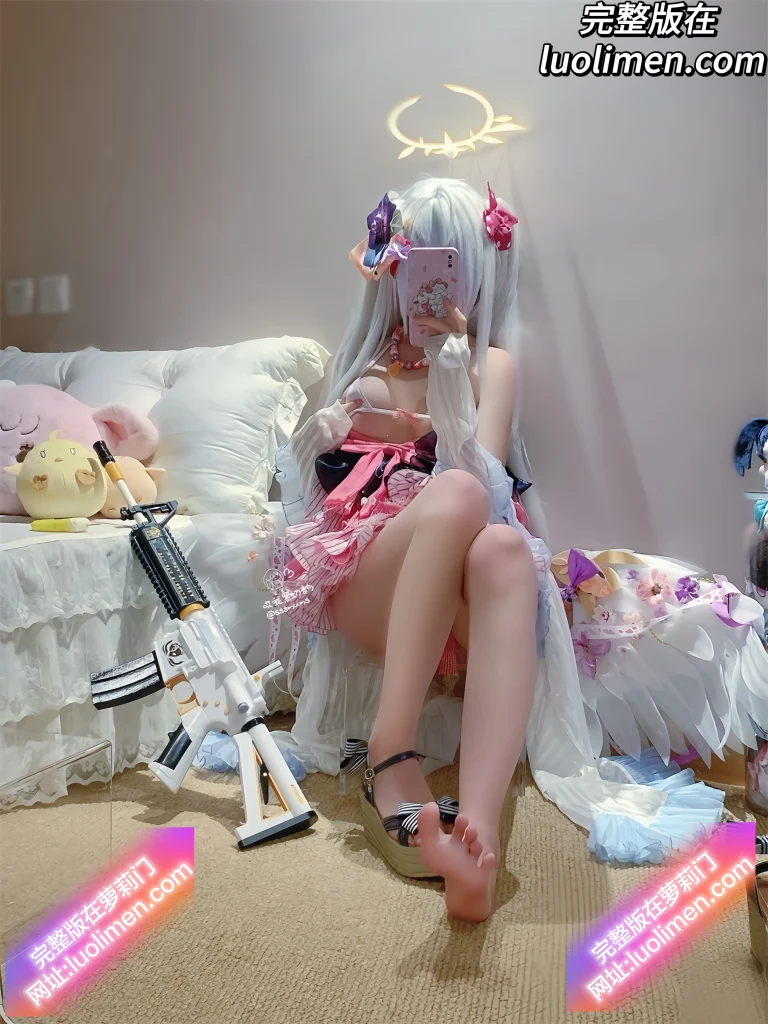 图片[7]-曲奇软fufu(黑切碳) 最新Cos水梓 高颜值萝莉双马尾清纯可爱 三点式粉乳挺翘 精致玉足足交诱惑-萝莉门 LUOLIMEN